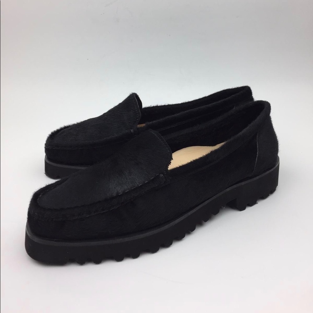 Ron white Rita Cozy Calf hair loafers sz 9.5 - Picture 4 of 8